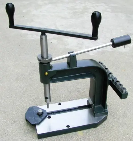

Desktop Hand Tapping Machine, Cast Iron, Tap and Dies New Precision Manual Tapper Set Screw Tool