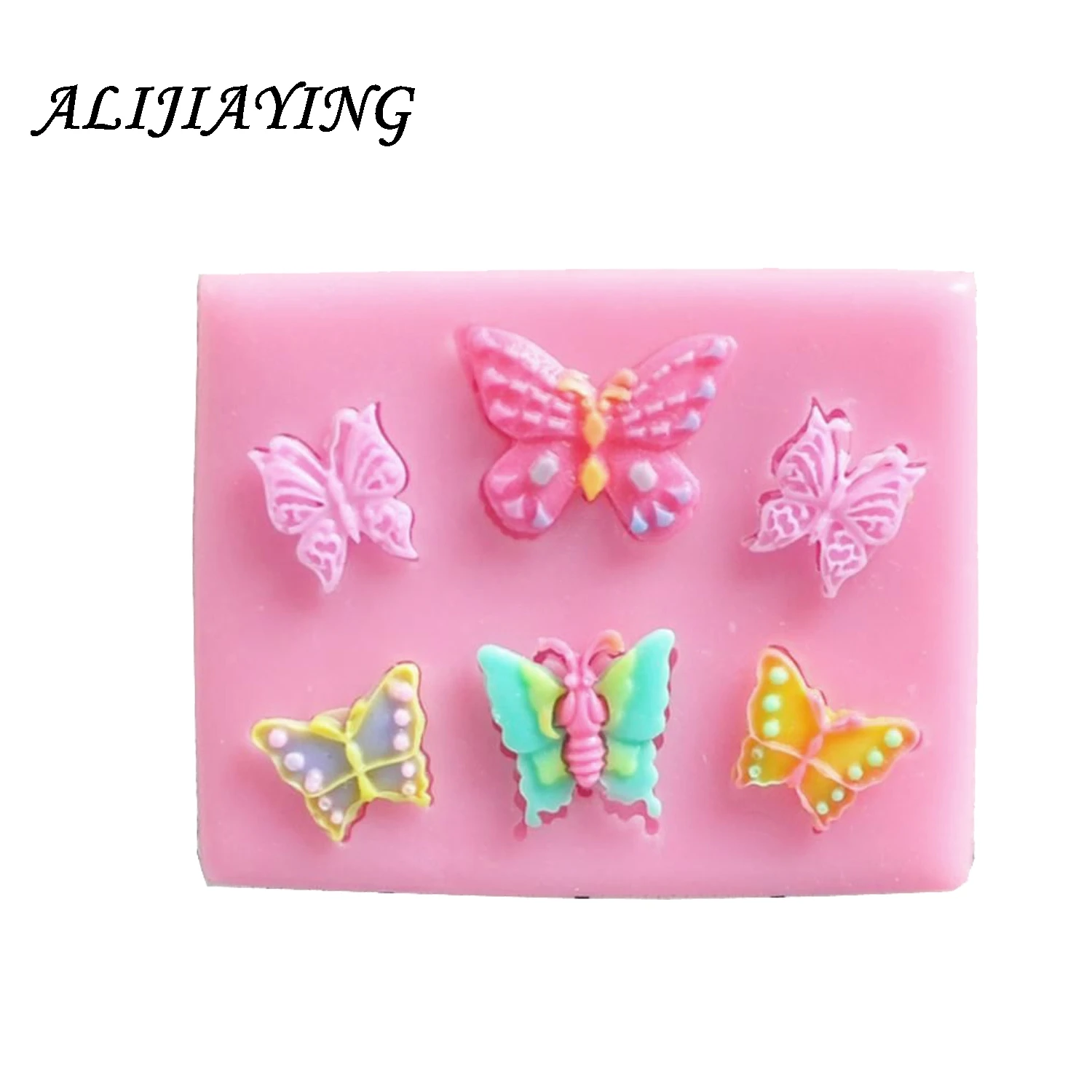 

1Pcs Lovely Butterfly Body Mold Silicone Fondant Cake Decorating Tools, Kitchen baking accessories D0148