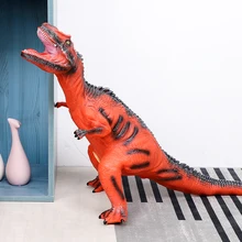 63CM Dinosaur Model Big Size Plastic Puppets Tyrannosaurus Rex Velociraptor Jurassic world Park Dinosaur Toys for Children big tyrannosaurus