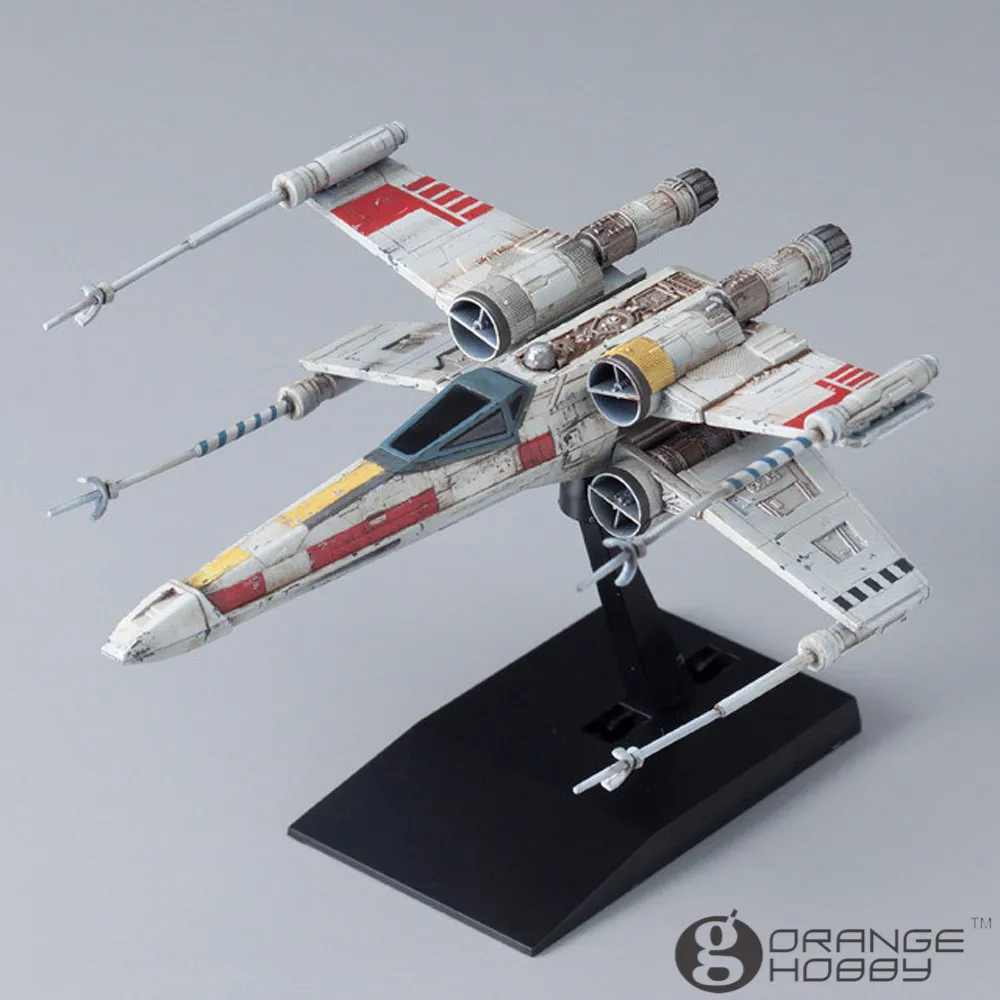 OHS Bandai Звездные войны модель автомобиля 002 X-wing Starfighter сборка пластиковые модели комплекты oh