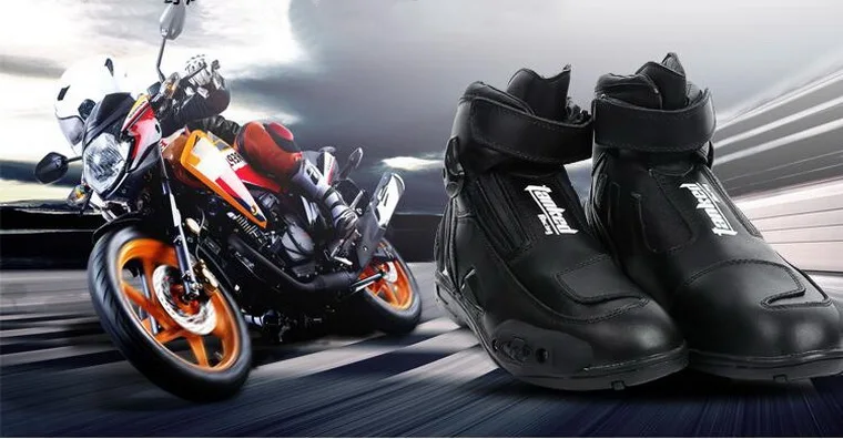 Tanked Raing moto Racing boot профессиональная мото rcycle обувь Короткие мото rcycle сапоги против падения износостойкие T75090