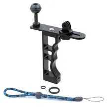 F18283/4 Action Sport Camera Accessories Aluminum Alloy CNC diving Handle Grip Monopod Arms Mount for GoPro HERO3/3+/4 /5
