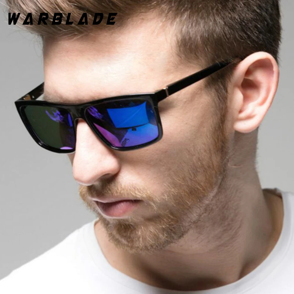 Мужские солнцезащитные очки WarBLade квадратные поляризационные с защитой UV400