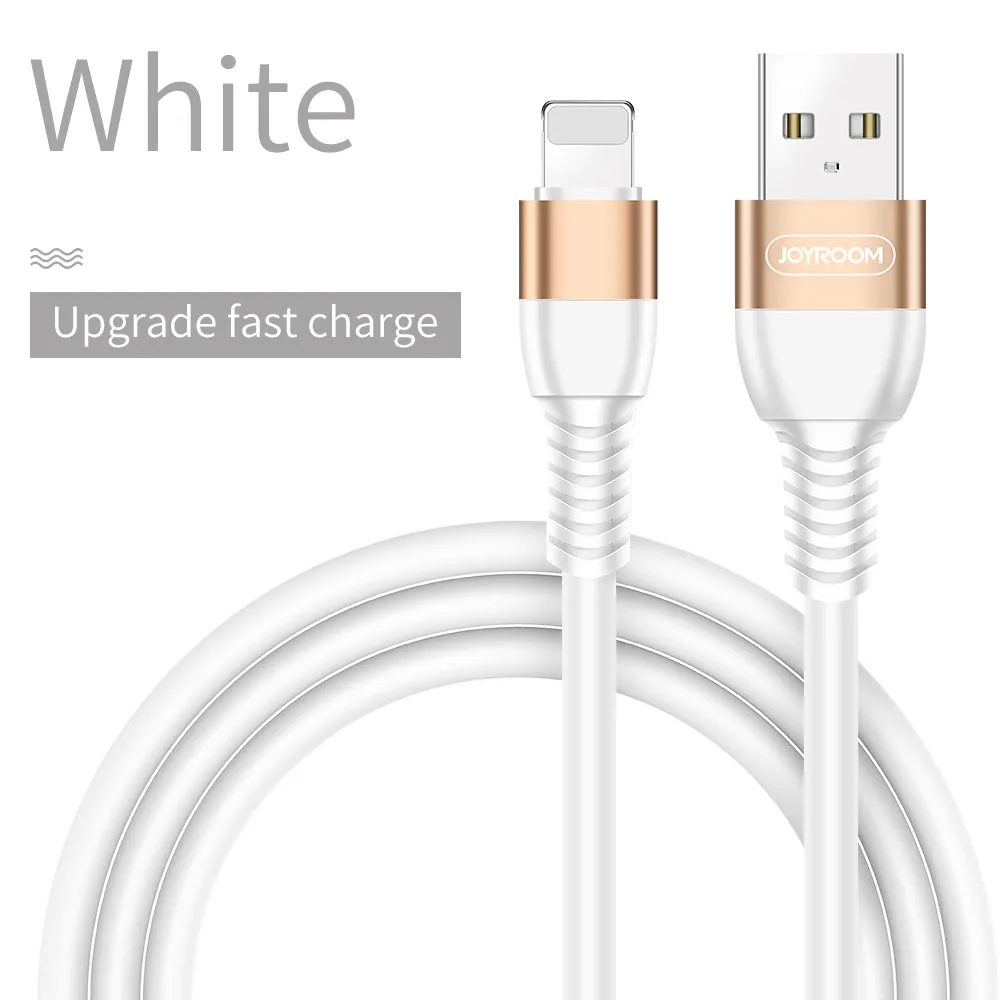 Joyroom 150 см 3 м сотовый телефон USB кабель 8-контактный кабель Lightning для Apple iPad iPhone X SE 6 6s плюс 7 Plus 8 плюс iOS зарядный кабель - Цвет: White