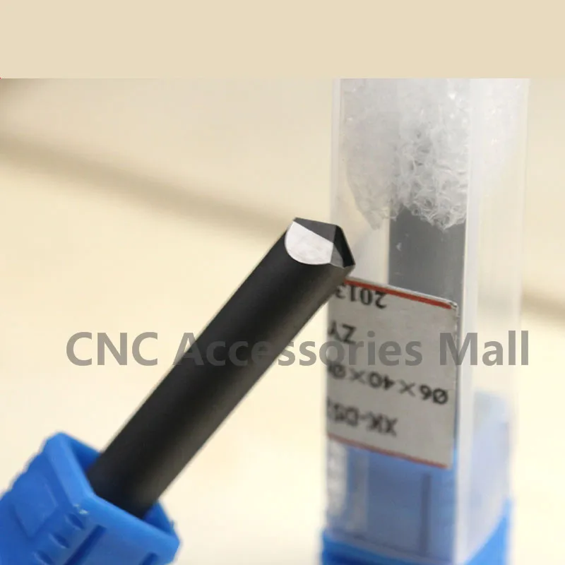 

6mm*0.4MM*70Degree PCD Diamond CNC End Mill Bits Cutter for Granite Stone