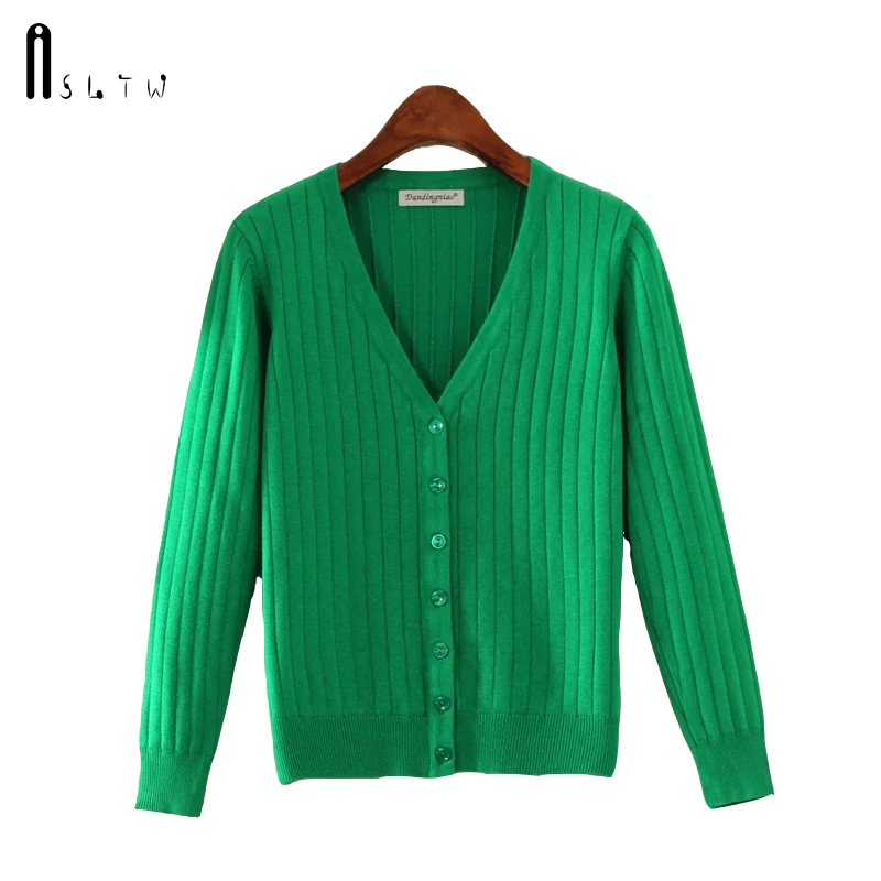ASLTW Cardigan Female 2018 New Spring and Autumn Long