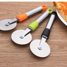 1 шт. нож для пиццы из нержавеющей стали, нож для пиццы, торта, хлеба, Пирогов, круглый нож, инструмент для пиццы, колеса для пиццы, инструмент для приготовления пищи KX 262