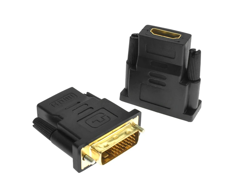 AMKLE 24+ 1 Pin DVI к HDMI адаптер позолоченный dvi-адаптер к женскому преобразователь видеосигнала HDMI 1080P для PS3 проектор HDTV