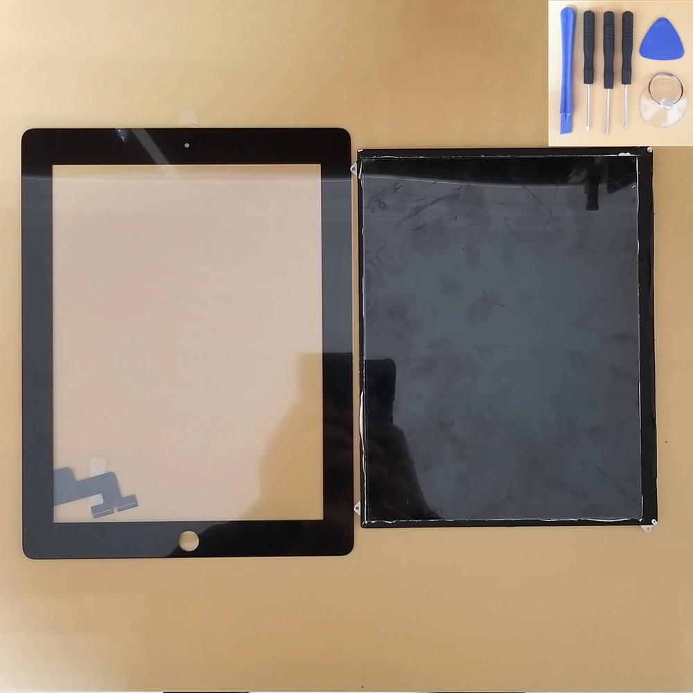 9,7 "Полный Новый цифровой преобразователь для iPad 2 сенсорный iPad2 A1395 A1396 A1397 Сенсорный экран планшета с ЖК-дисплей Экран дисплея Панель +