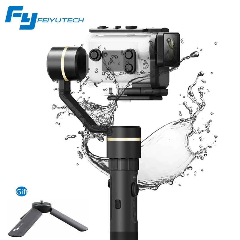 

FeiyuTech Feiyu G5GS Gimbal 3-Axis Handheld Stabilizer for Sony AS50 AS50R Sony X3000 X3000R Camera Splash Proof for 130g-200g