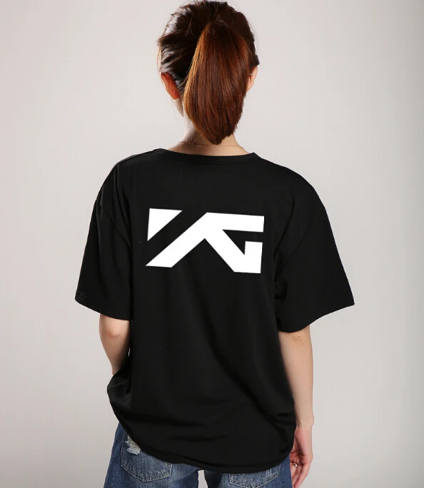 Летняя стильная футболка в Корейском стиле с принтом «kpop winner» черная футболка с круглым вырезом и короткими рукавами для фанатов