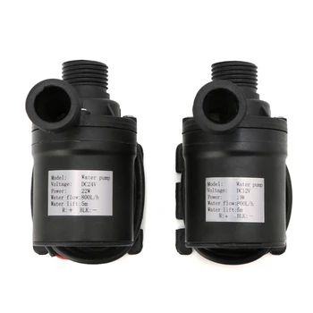 

800L/H 5m DC 12V 24V Solar Water Heater Brushless Motor Circulation Water Pump