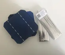 soalr cell 2.7W Monocrystalline A Grade 125mm*125mm solar cells for solar panel DIY.Give enough solder strip for free.50pcs/Lot