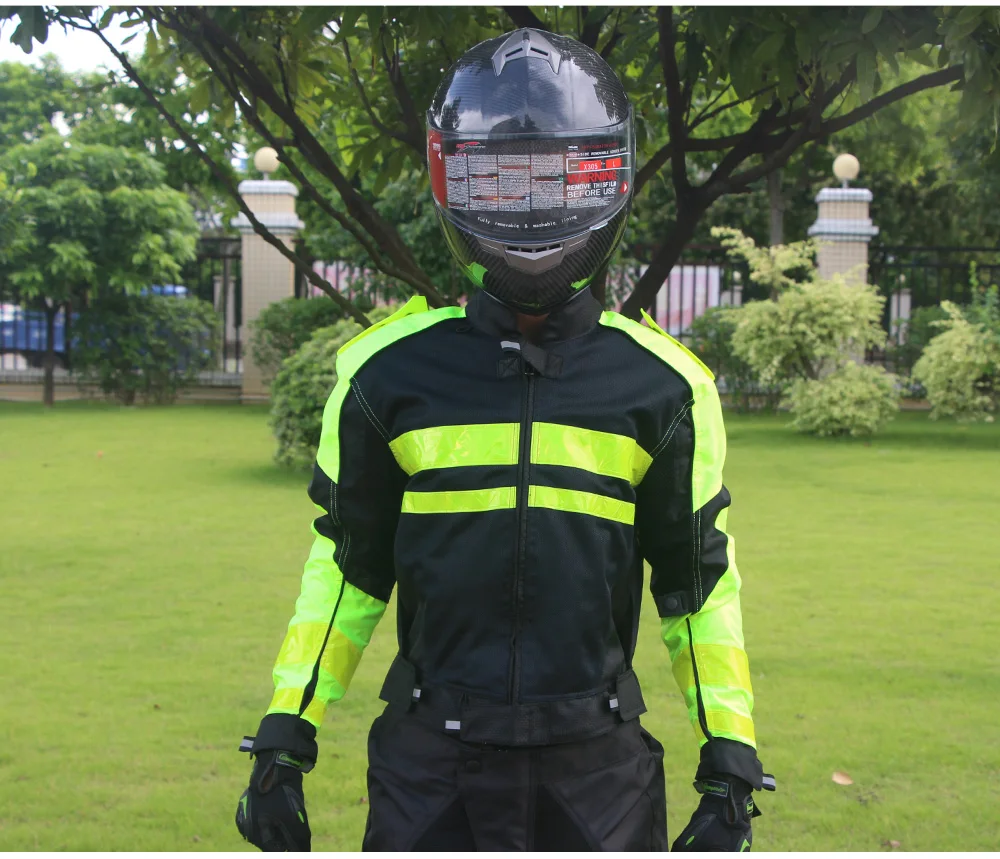 Riding Tribe мотоциклетная Светоотражающая куртка летняя дышащая мотоциклетная одежда для внедорожных гонок защитное пальто JK-29