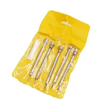 5 шт. инструмент для часов набор микро-прецизионных отверток часы ювелирные изделия инструмент для ремонта часов Пружинные стержни с ремешком