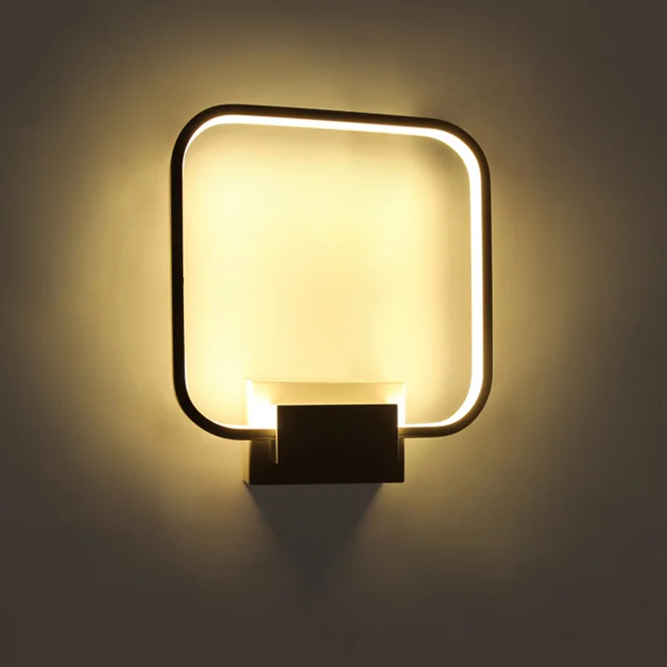 

Modern Bedside LED Wall Light Indoor Lighting Square Wall Lamp LED Wall Sconce For Bedroom Wall Mounted Home Lighting
