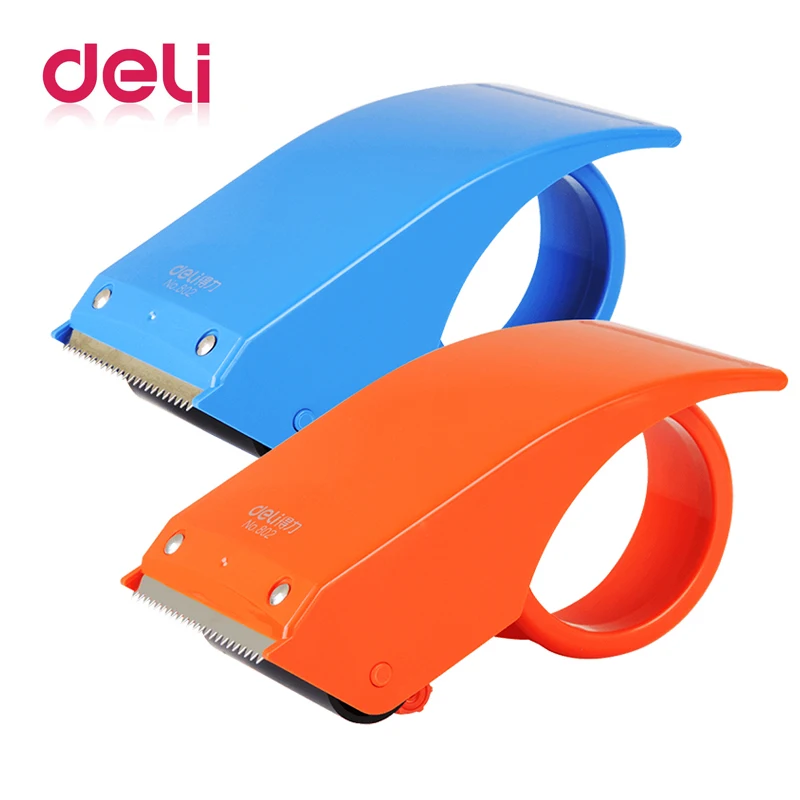 

Deli 1pcs Tape Dispenser Gun Dispenser Packing Packaging Sealing Cutter Manual Sealing Device Tape Cutter Baler Carton Sealer