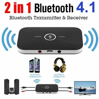 

HIFI Wireless Bluetooth 2 in1 Audio Transmitter Receiver 3.5MM RCA Music Adapter