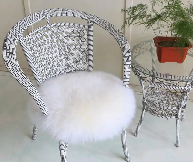 New-Round-Long-Wool-Car-Seat-Covers-Fur-Chair-Cushion-45cm-Genuine-Sheepskin-Pads-car-styling-accessories-17