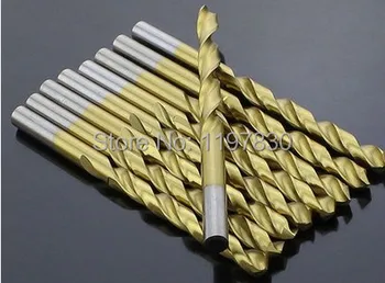 

2PCS/pack 13*151mm TIN coated CNC grinded HSS M35 Co5% twist drill bits straight Shank for hard SS/steel/cast steel iron alum
