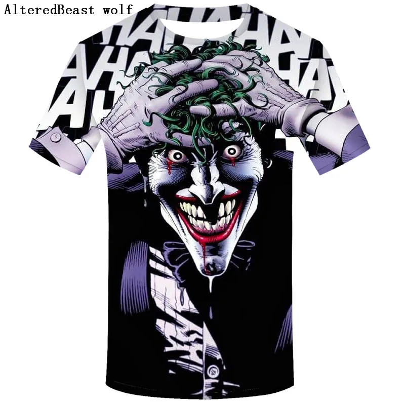 Joker 3d T Shirt Karakter Lucu Joker 