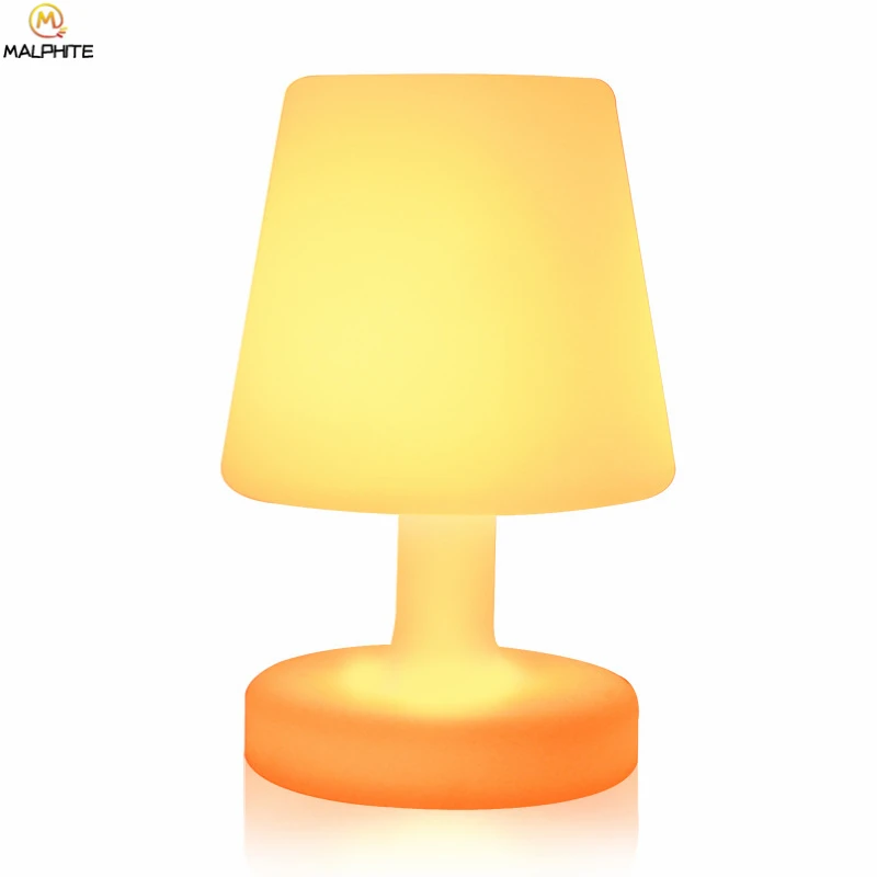 

LED Remote Control Colorful Table Lamp Study Living Room Study Lamps Table Bedroom Decorative Table Light Wedding Deco Luminaria