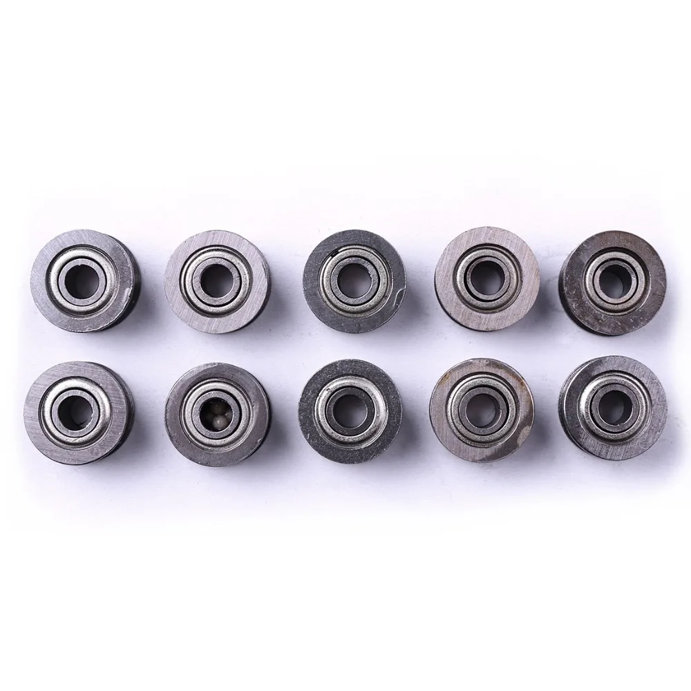 4PCS 4*13*7MM 624UU HCS U Groove Guide Pulley Rail Ball Bearings Wheel SP