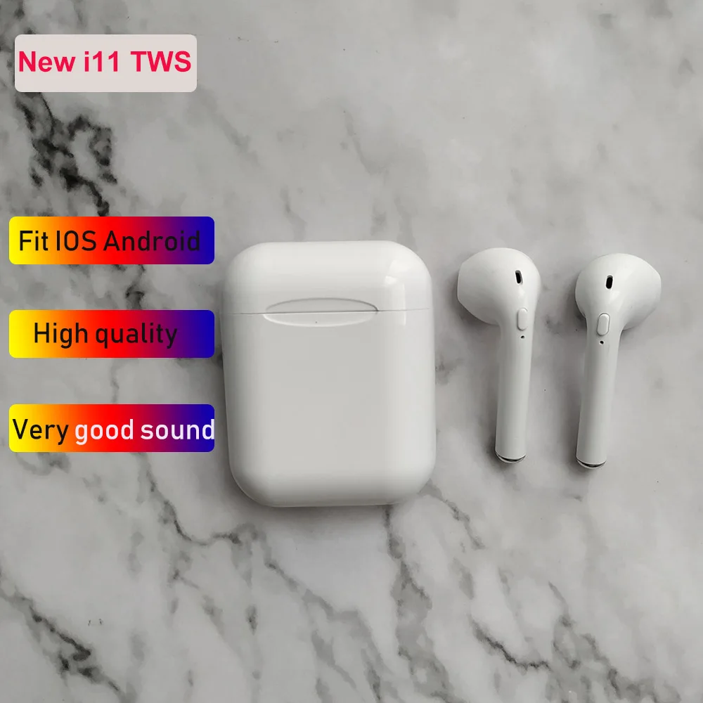 

Wireless Headset Bluetooth Earpieces i7 i9s i11 Tws Ear bud Twins Earphone With Charging box For iphone Samsung xiaomi Ear bud