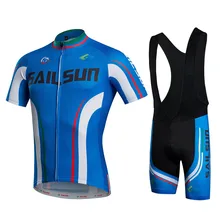 Горячие Для мужчин велосипед Джерси или велосипедные шорты синий MTB велосипедной команды летний топ Pro велосипед короткий рукав Костюмы дышащая