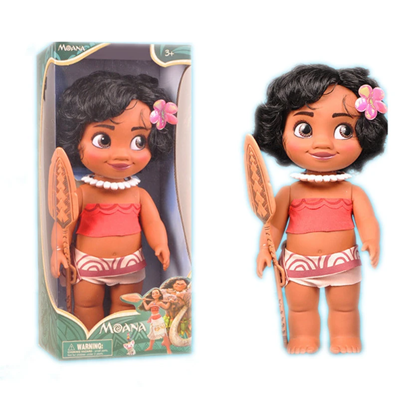 

16 inches Movie Moana Princess Adventure Kawaii Doll PVC Action Figure Toy Gifts For Baby Girls 40CM