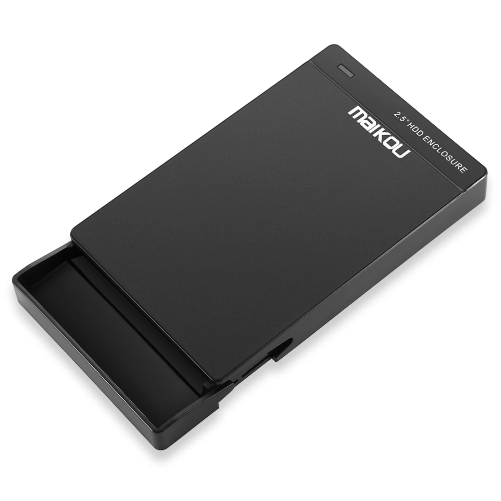 Maikou USB3.0 2,5 дюймов жесткого диска SATA HDD корпус-черный