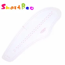 Règle de courbe française, pour la fabrication de robes en plastique, Flexible, pour la conception de couture, espacement de 5mm, lignes courbes #6405 