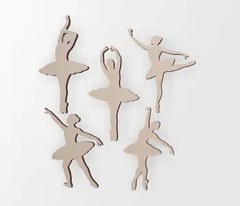 

Wooden Fish Group (4 fish)- Cutout, Home Decor, Unfinished and Available