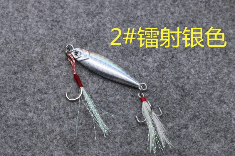 Mini Jig Slow Pitch Jigging Lure 10g 15g 20g Long Cast Metal Fishing jig Sinking Saltwater Fishing Tackle