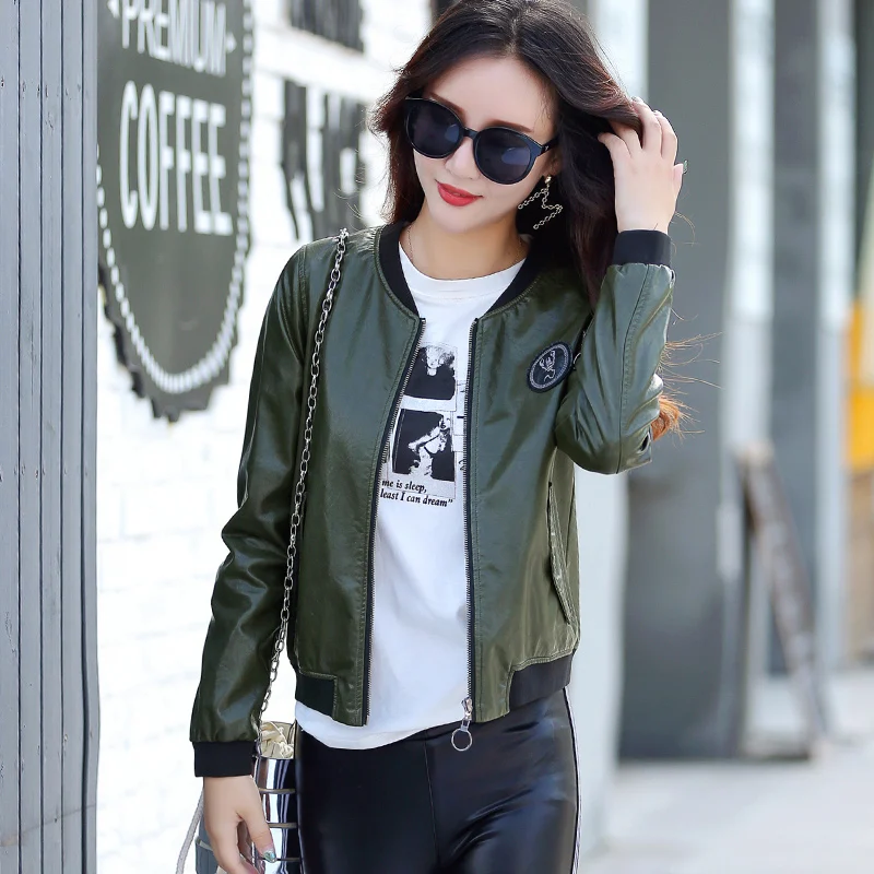 Women Genuine Sheepkin Leather Jacket Leather Jacket Women Real Leather Coat Plus Size Moto Jacket