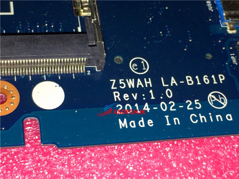 discounted  Original nbml81100b for Acer Aspire E5-571 laptop Motherboard System Board with i3-5005u La-b161p 1