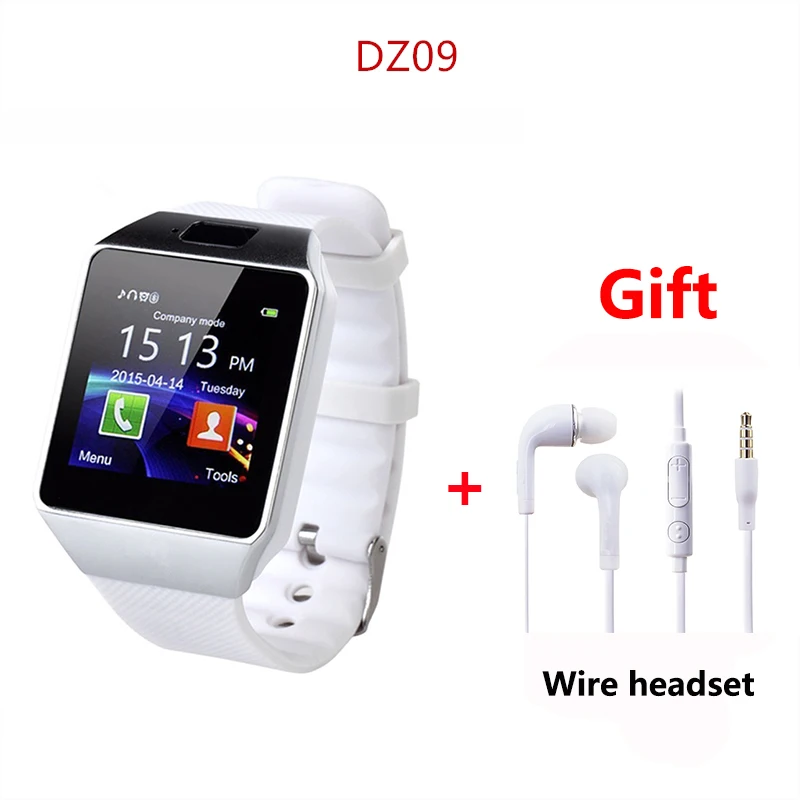 Bluetooth Smart Watch DZ09 Wearable Wrist Phone Relogio 2G SIM TF Card For Iphone Samsung Android smartphone PK GT08 A1 | Электроника