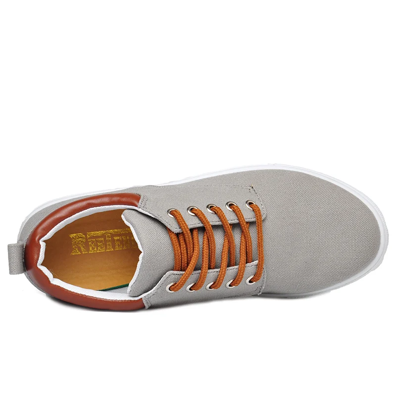 Tanie REETENE New Arrival wiosenno letnie wygodne buty na co dzień męskie tenisówki dla mężczyzn Lace Up marki mody płaskie buty mokasyny
