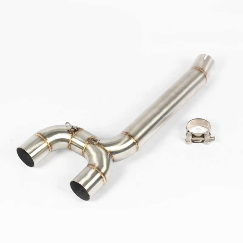 FZ6N FZ6S FZ6 de Slip-On silenciador de Escape enlace tubo Midpipe conjunto tubo para Yamaha FZ6N FZ6S FZ6