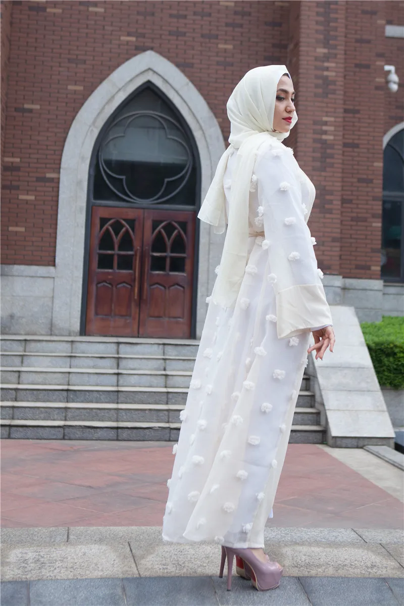 Мусульманский абайя Дубайский хиджаб платье для женщин исламская костюмы кафтан цветы юбка длинные халаты турецкий кафтан Ближний Восток