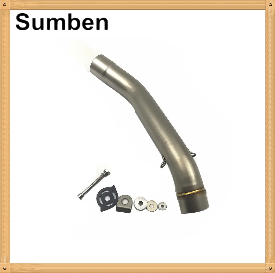 

Motorcycle Middle Exhaust Pipe Tube Mid Exhaust Connector for Kawasaki Z 750 Z750 2007 - 2014
