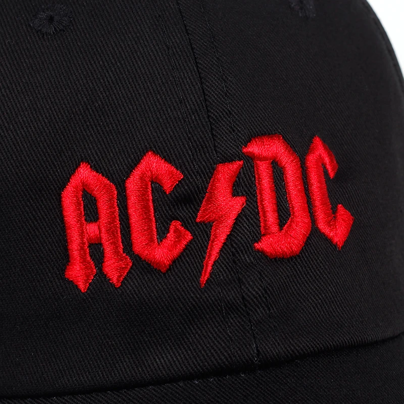 Бейсбольная кепка ACDC с вышивкой больших костей для женщин и мужчин, хлопковая бейсболка snapback, кепка, горячая Распродажа, шляпа от солнца, Спортивная Кепка