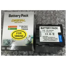 VW-VBN260 VBN390 lithium batteries pack VBN260 Digital camera battery For Panasonic HC-X800 HC-X900 HC-X910 HC-X920 HC-X920M