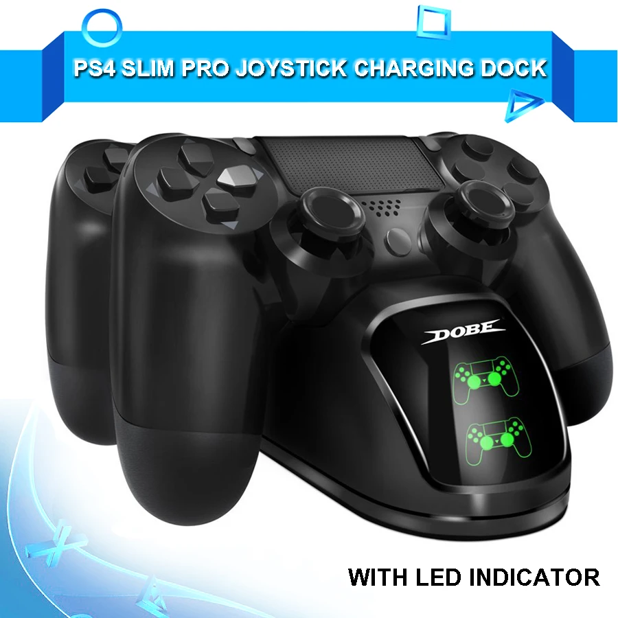 PS4 Controller Charger, Ps4 Controller Charging Docking Station LED