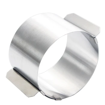

4 INCH Stainless Steel Mousse Ring Cake Mould Circle Adjustable 6-10CM Mousse Cookie Mould kitchen Accessories for Cakes