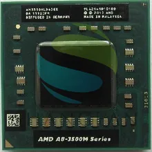 AMD A8 3500M Серия ноутбуков A8-3550MX AM3550HLX43GX A8 3550MX четырехъядерный/2,0G/4 M Разъем FS1 722-pin процессор процессора ноутбука