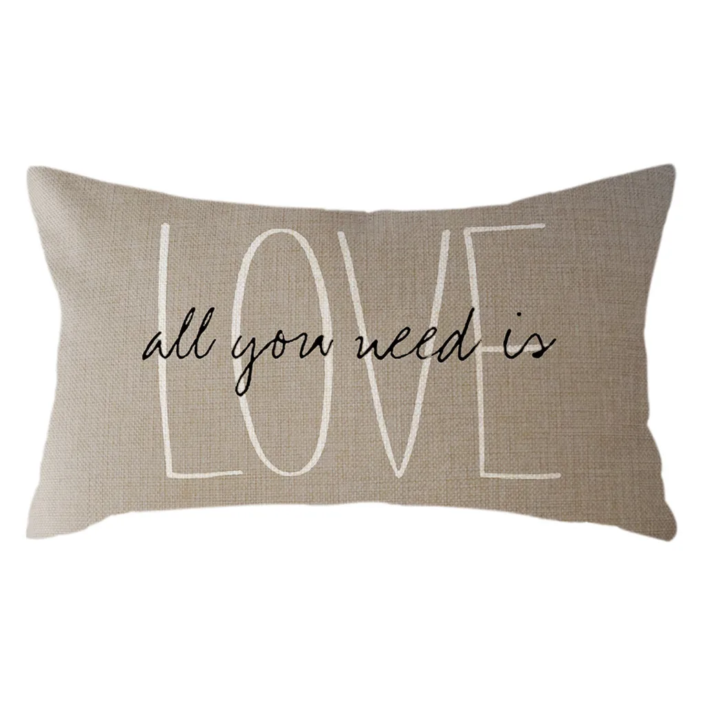 

Minimalist Valentine's Day Pillow Cases Geometric Linen 30x50cm New Geometric Print PillowCases 1PC Drop L300110
