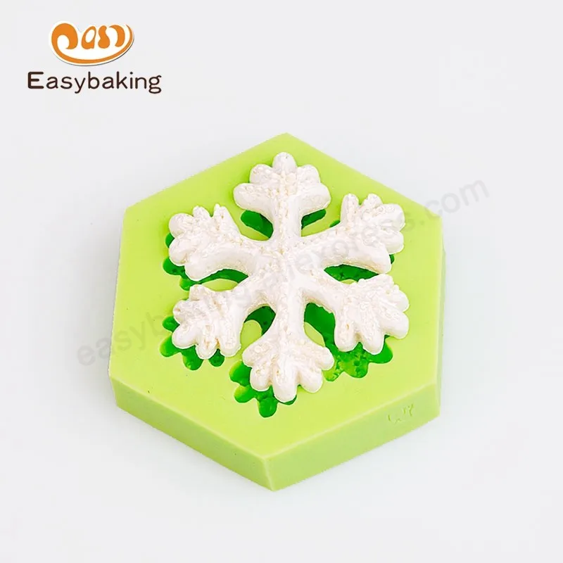 ES-0010_3D Snowflake Christmas Silicone Fondant Mold Cake Decorating Tools For Candy Chocolate Soap Clay Fimo Resin_7365