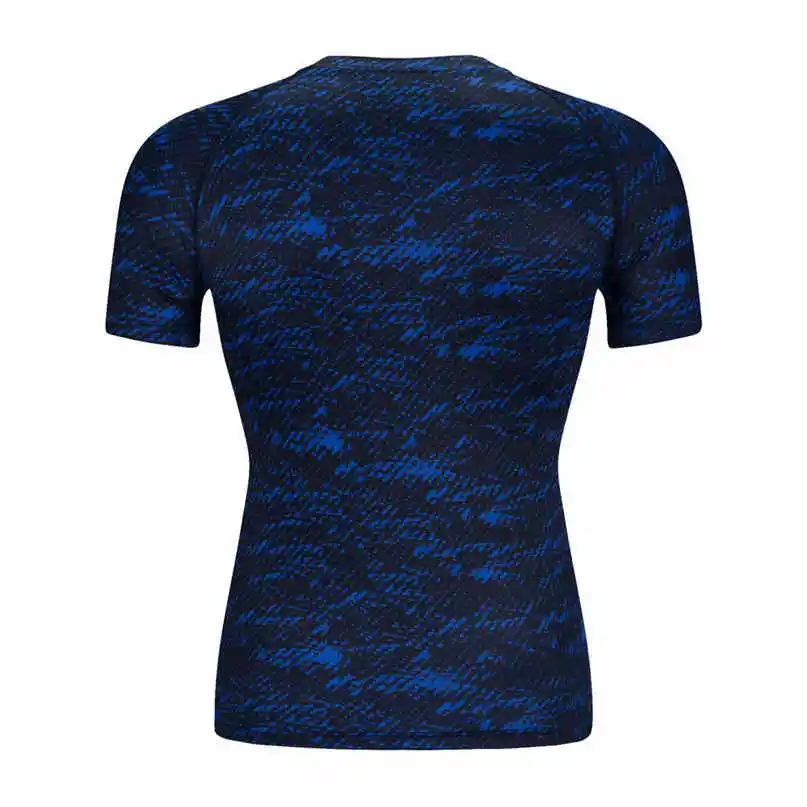 Sport Running t-shirt Short Sleeve O- Collar Basketball Fitness Wear Skinny Sweat Breathable T-shirt Quick Dryer clothes #2N15 (8)