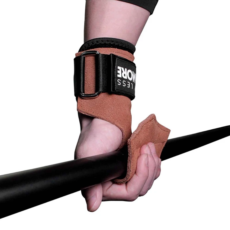 2pcs Fitness Palm Support Anti-slip Durable Hand Grips Pad Wrist Protector Wrap Strap Gloves Weight Lifting body building strap